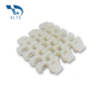 Series 2400 Radius Flush Grid Plastic Flexible Modular Belt Food Grade