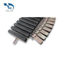 1873D Steel Base Rubber Top Incline or Decline Gripper Chainsturning slat or flat top chain with rubber baffle