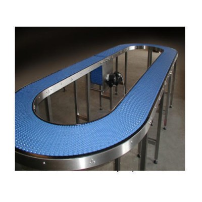 DLTE Circulation rotary conveyor  turn flex  Modular Belt Conveyor